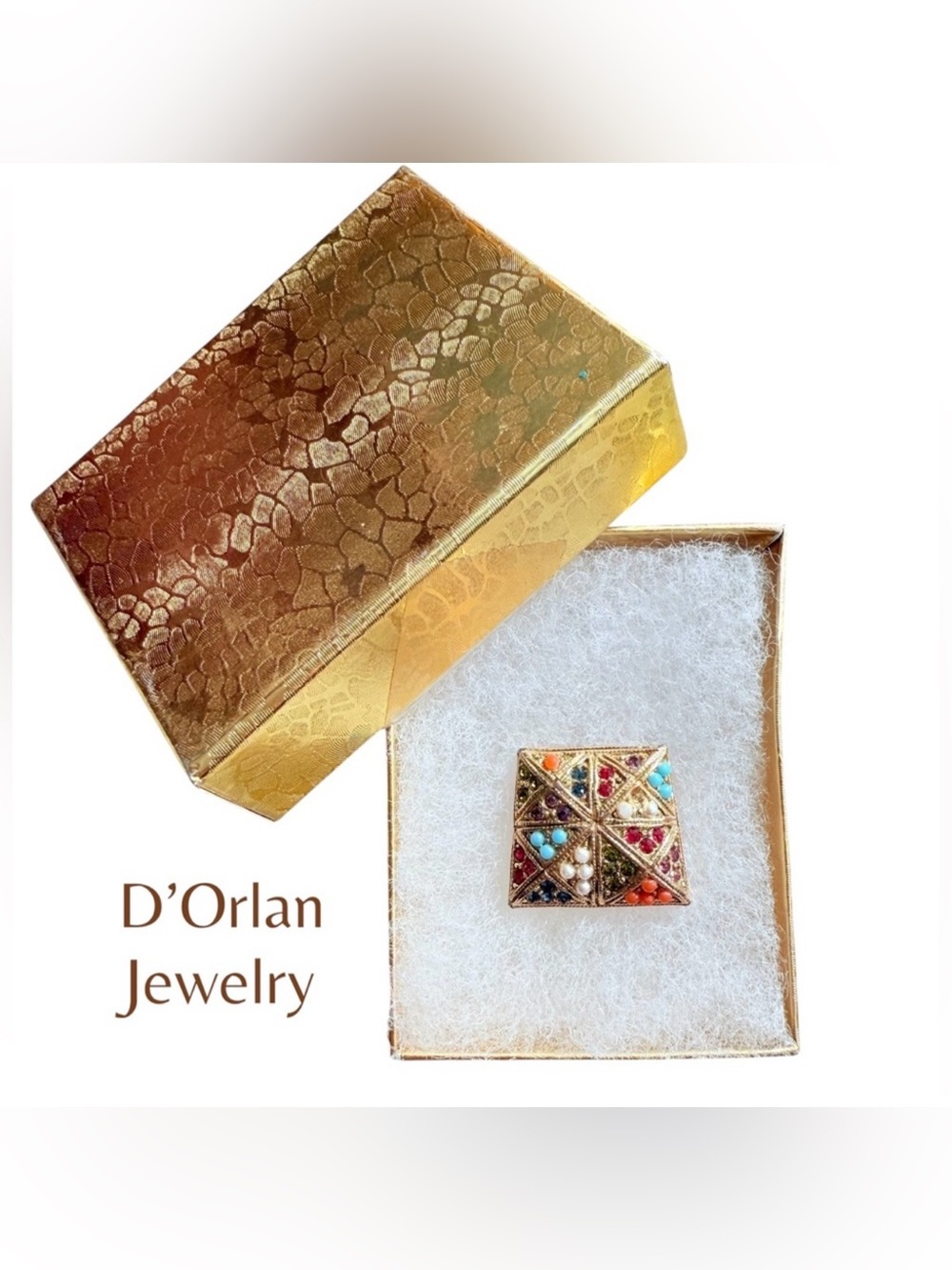 D’Orlan Buried Treasure Brooch